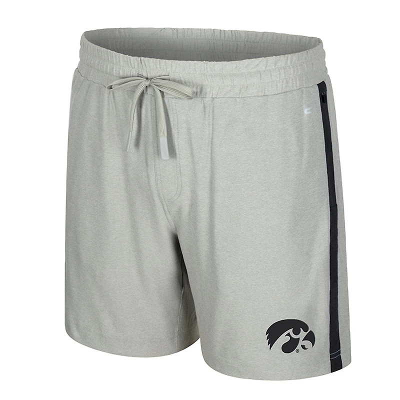 Men's Colosseum Gray Iowa Hawkeyes Mac Shorts