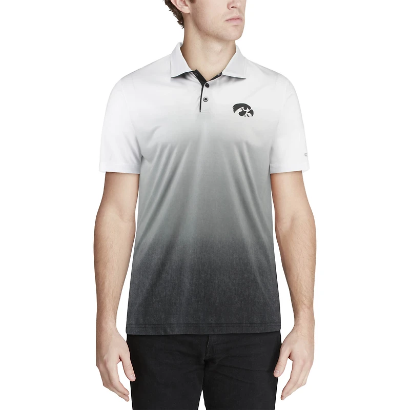Men's Colosseum Heathered Gray Iowa Hawkeyes Magic Team Logo Polo
