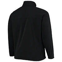 Men's Columbia Black Iowa Hawkeyes Big & Tall Flanker III Fleece Full-Zip Jacket