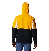 Men's Columbia Black Iowa Hawkeyes Lodge Quarter-Zip Hoodie