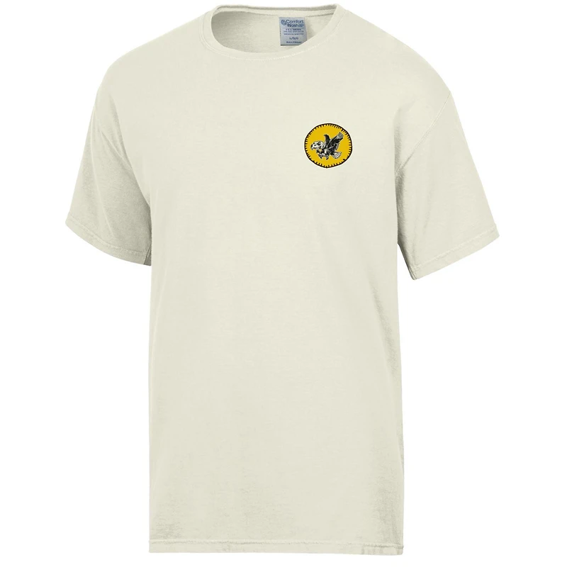 Men's Comfort Wash Cream Iowa Hawkeyes Camping Trip T-Shirt