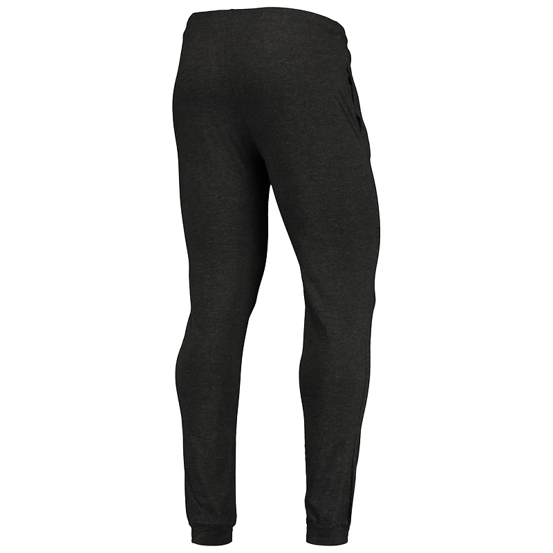 Ensemble pyjama à capuche et jogging manches longues pour homme Concepts Sport noir/anthracite chiné Iowa Hawkeyes Meter