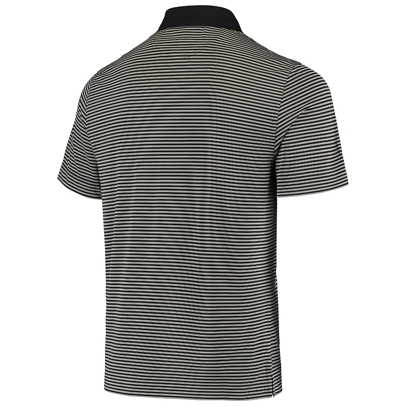 Polo DryTec Trevor Stripe pour homme, noir, des Hawkeyes de l'Iowa