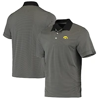 Polo DryTec Trevor Stripe pour homme, noir, des Hawkeyes de l'Iowa