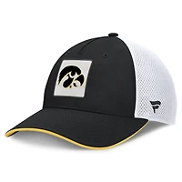 Men's Fanatics  Black Iowa Hawkeyes 5-Panel Matter Flex Hat