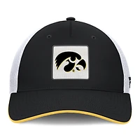 Men's Fanatics  Black Iowa Hawkeyes 5-Panel Matter Flex Hat