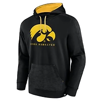 Sweat à capuche noir Iowa Hawkeyes Defender Fanatics pour hommes