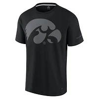 Men's Fanatics Black Iowa Hawkeyes Iconic T-Shirt
