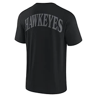 Men's Fanatics Black Iowa Hawkeyes Iconic T-Shirt