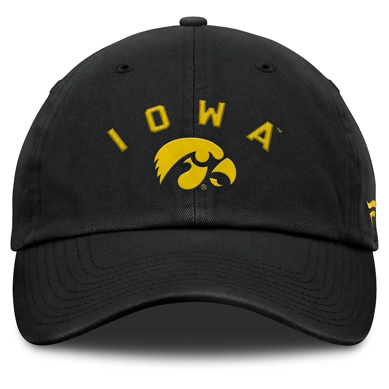 Men's Fanatics Black Iowa Hawkeyes Myth Adjustable Hat