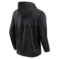 Sweat à capuche entièrement zippé Fanatics pour hommes, noir, Iowa Hawkeyes Power Index