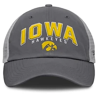 Men's Fanatics Charcoal Iowa Hawkeyes Ionic Trucker Adjustable Hat