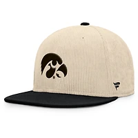 Casquette Snapback Iowa Hawkeyes Fanatics Tan pour homme