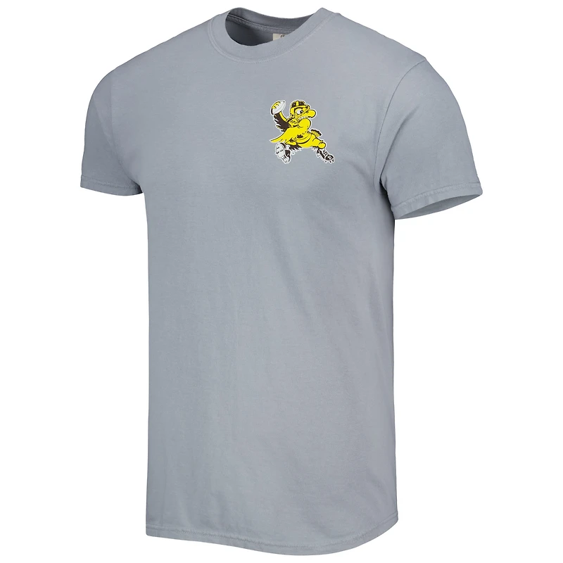 Men's Graphite Iowa Hawkeyes Vault State Comfort T-Shirt
