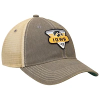 Casquette Trucker Snapback Iowa Hawkeyes Legacy Point Old Favourite Grise/Naturel pour Homme