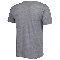 Men's League Collegiate Wear Heather Gray Iowa Hawkeyes 1965 Arch Victory Falls Tri-Blend T-Shirt