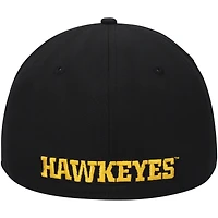 Casquette ajustée 59FIFTY Basic noire avec logo Iowa Hawkeyes New Era pour hommes