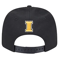 Men's New Era  Black Iowa Hawkeyes Team Collective 9SEVENTY Stretch-Snap Adjustable Hat