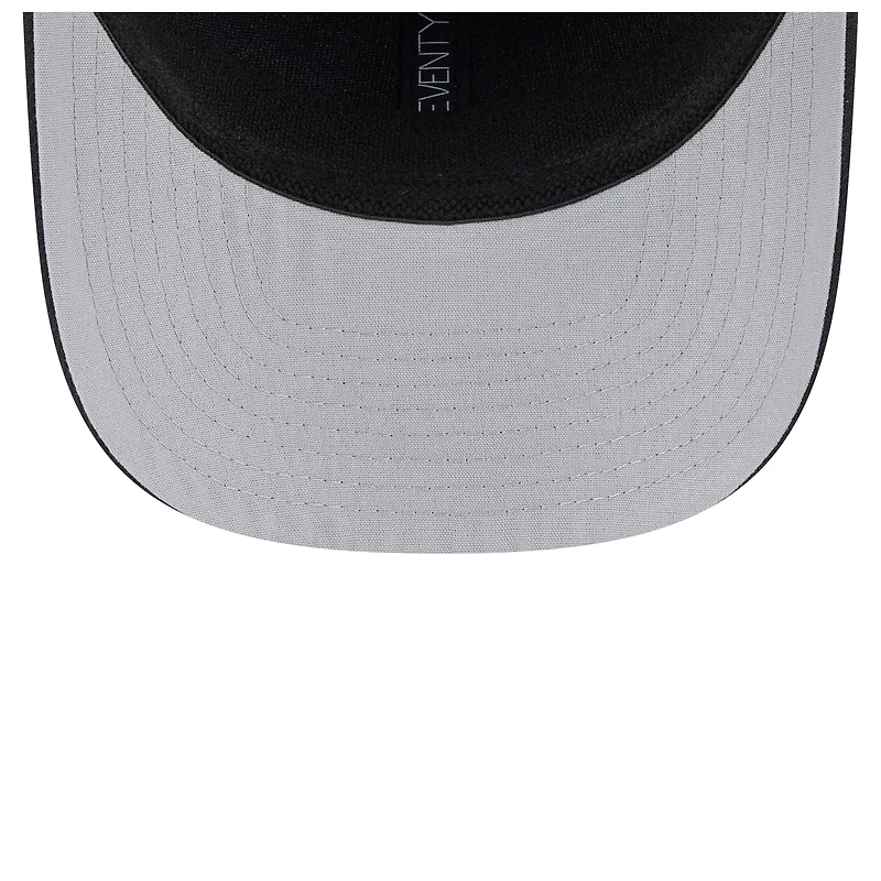 Casquette ajustable extensible à boutons-pression New Era Iowa Hawkeyes Team Collective 9SEVENTY noire pour homme
