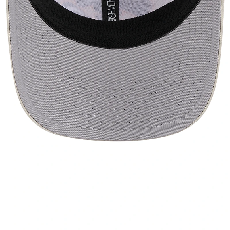 Casquette ajustable extensible à boutons-pression 9SEVENTY en toile Stone Iowa Hawkeyes de New Era pour homme