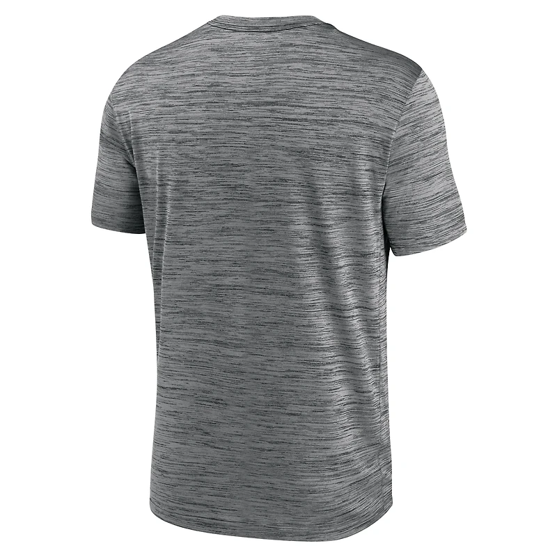 Men's Nike Anthracite Iowa Hawkeyes Campus Slant Velocity Performance T-Shirt