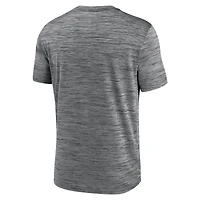 Men's Nike Anthracite Iowa Hawkeyes Campus Slant Velocity Performance T-Shirt