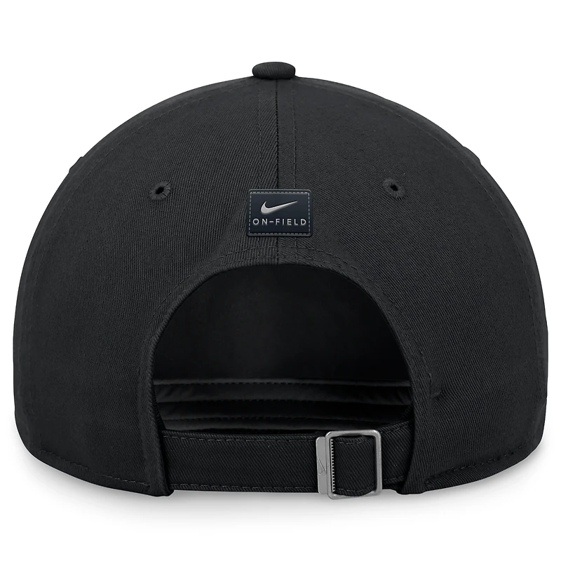 Casquette réglable Nike noire Iowa Hawkeyes 2024 On-Field Club pour homme