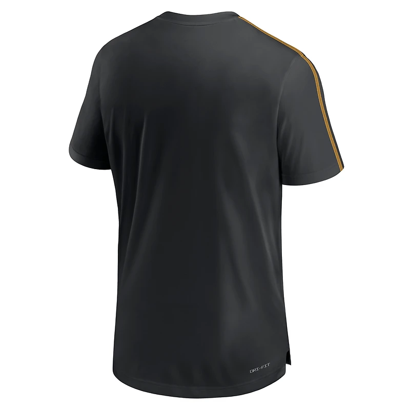 Men's Nike Iowa Hawkeyes 2024 Sideline Coach Performance Top