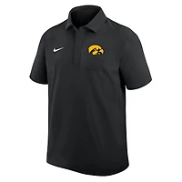 Polo Nike noir pour homme Iowa Hawkeyes 2025 Coaches Sideline
