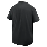 Polo Nike noir pour homme Iowa Hawkeyes 2025 Coaches Sideline