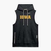 Men's Nike  Black Iowa Hawkeyes 2026 Sideline Sleeveless Dri-FIT Hoodie