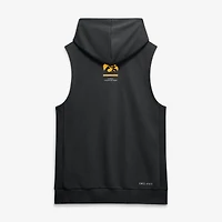 Sweat à capuche sans manches Nike Iowa Hawkeyes 2026 Sideline Dri-FIT noir pour homme