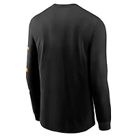 Men's Nike Black Iowa Hawkeyes Classic Location Long Sleeve T-Shirt