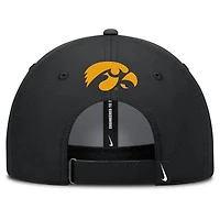 Men's Nike Black Iowa Hawkeyes Club Prep Performance Adjustable Hat