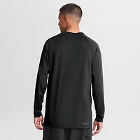 Men's Nike Black Iowa Hawkeyes Dugout Dri-FIT Lightweight Crew Pullover