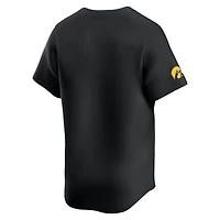 Men's Nike Black Iowa Hawkeyes Home Limited Baseball Jersey