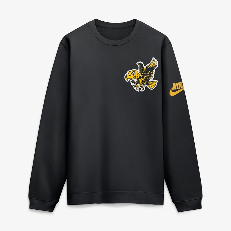 Men's Nike Black Iowa Hawkeyes Legacy Sweatshirt