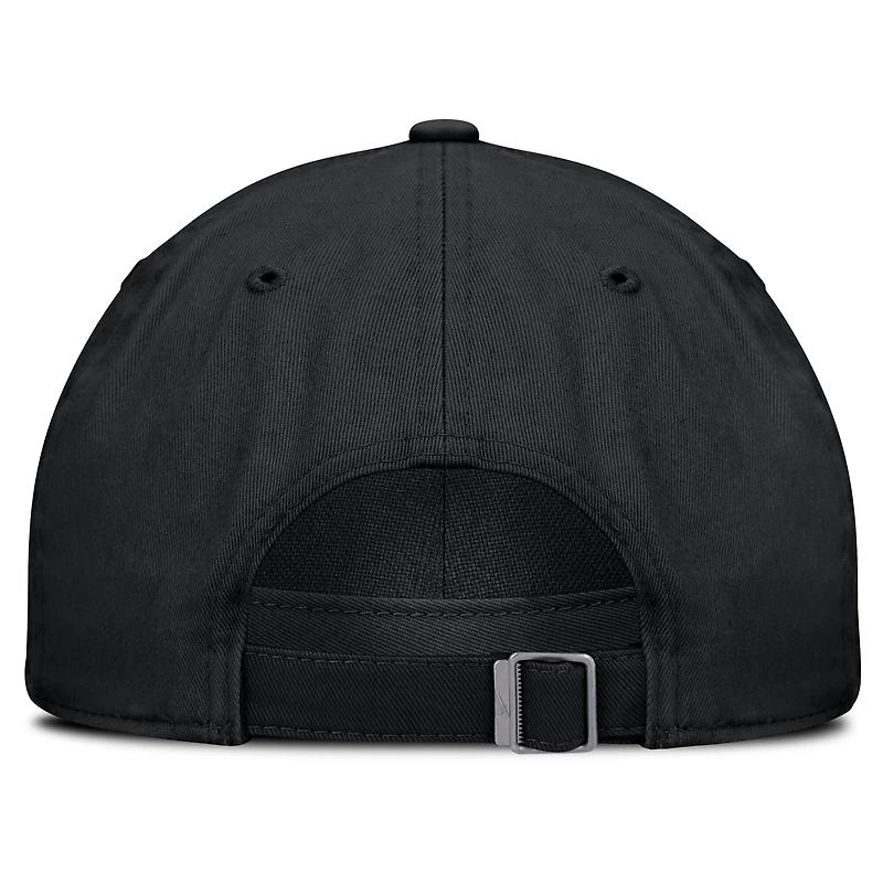 Men's Nike Black Iowa Hawkeyes Local Club Adjustable Hat