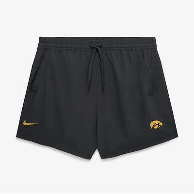 Men's Nike Black Iowa Hawkeyes Primary Logo Form Shorts