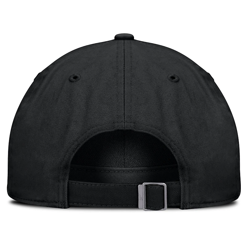 Men's Nike Black Iowa Hawkeyes Primetime Club Adjustable Hat