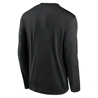 Men's Nike Black Iowa Hawkeyes Primetime Primary Legend Long Sleeve T-Shirt