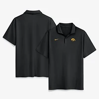 Polo Nike Dri-FIT Primetime Victory Plus noir pour homme, Iowa Hawkeyes.