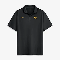 Men's Nike Black Iowa Hawkeyes Primetime Victory Plus Dri-FIT Polo