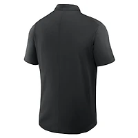 Polo Nike noir Iowa Hawkeyes Primetime Victory pour homme avec logo principal