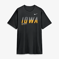 Men's Nike Black Iowa Hawkeyes Sideline Legend Dri-FIT T-Shirt