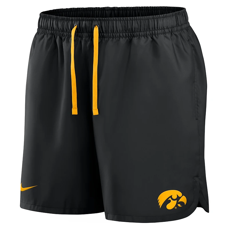 Men's Nike Black Iowa Hawkeyes Spring Break Flow Shorts