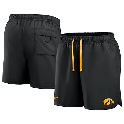 Men's Nike Black Iowa Hawkeyes Spring Break Flow Shorts