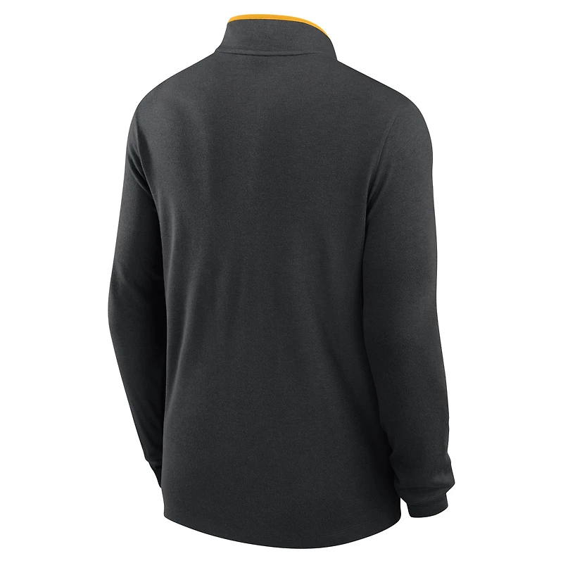 Men's Nike  Black Iowa Hawkeyes Victory Performance Half-Zip Top