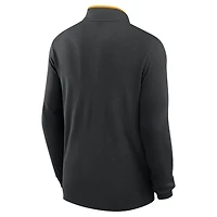 Men's Nike  Black Iowa Hawkeyes Victory Performance Half-Zip Top