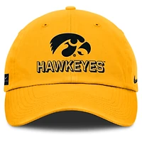 Men's Nike Gold Iowa Hawkeyes 2025 On-Field Club Adjustable Hat